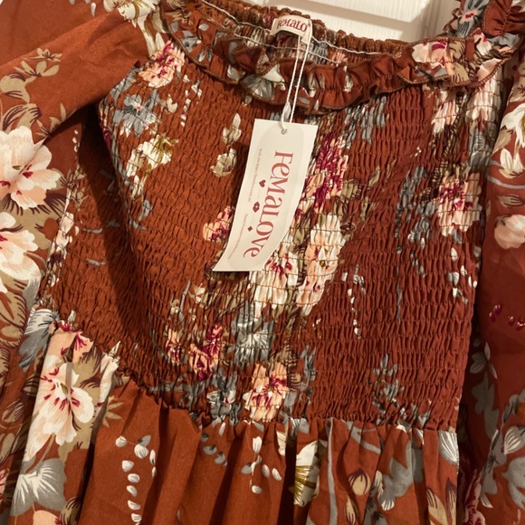 Boho floral print dress - Picture 2 of 2